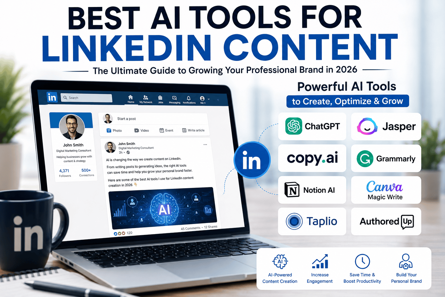 AI tools for LinkedIn content creation