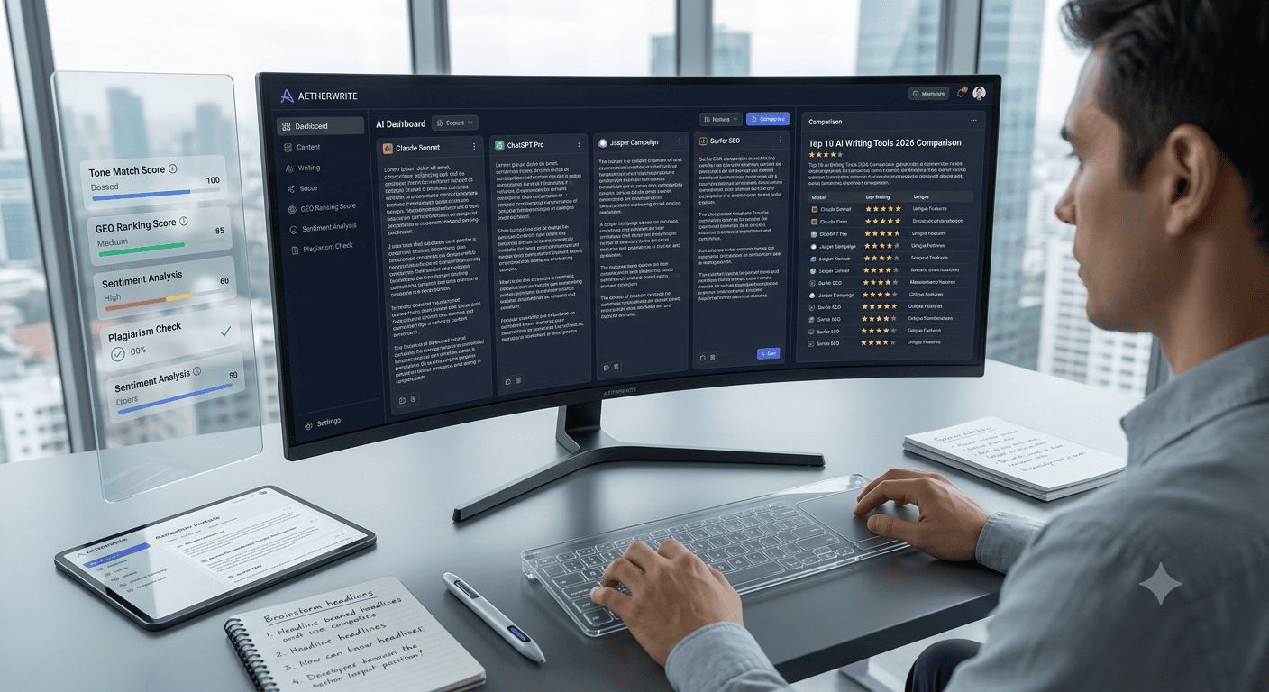 Best AI Writing Tools in 2026 Compared